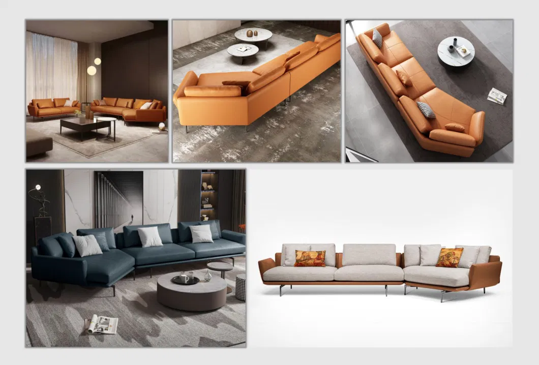 Zode L Shape Lounge 3 Seater Soft Corner Leather Living Room Sofa