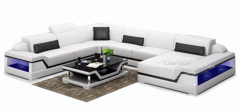2020 Wholesale Foshan Furniture Living Room Leather Sofa Set