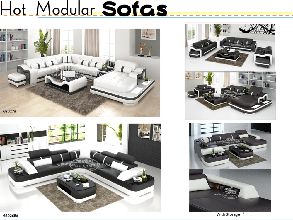 2020 Wholesale Foshan Furniture Living Room Leather Sofa Set