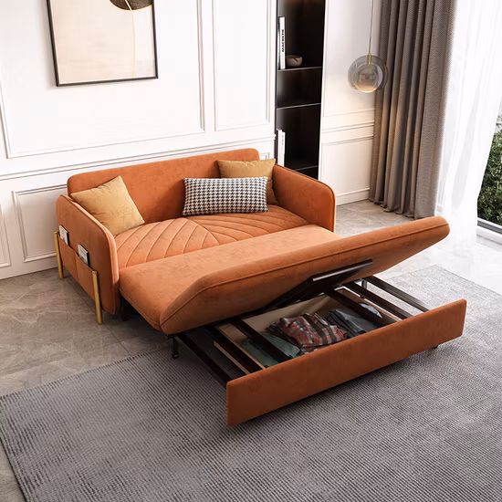 Multiply Function Divan Sleeper Wohnzimmer-Stoff-Klappsofa