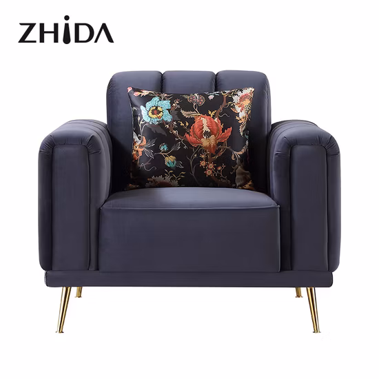 Luxus-Wohnmöbel, 1-, 2- und 3-Sitzer-Sofa, italienisches Design, Samtsofa